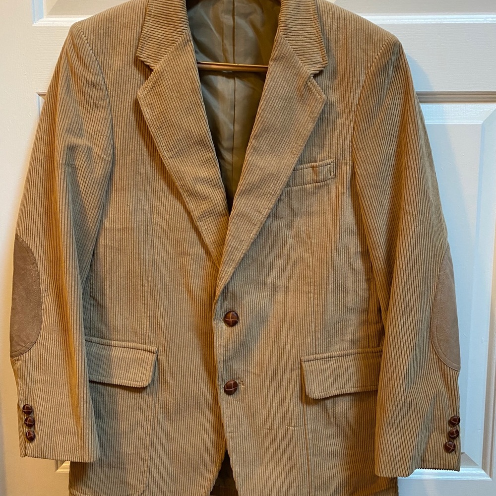 Woodmere Mens Corduroy Blazer Sport Coat 38
